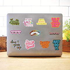 50pcs Inspirational Stickers Vinyl Affirmation Positive Quote Stickers