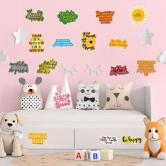 50pcs Inspirational Stickers Vinyl Affirmation Positive Quote Stickers