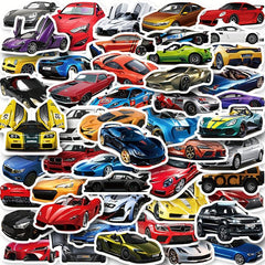 100pcs Racing Car Stickers Tank Racing Off Road Vehicle Stickers