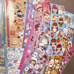 100pcs Cartoon Stickers Guka Stickers Party DIY Stickers Y2K Style