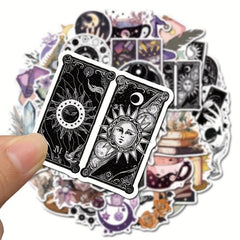 50pcs Witch Magic Witch Stickers PVC Waterproof Decals