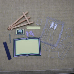 Metal Book Cutting Dies Set for DIY Crafts & Scrapbooking