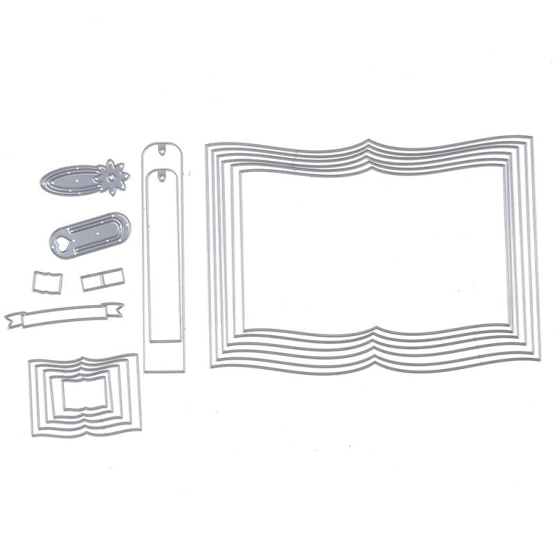 Metal Book Cutting Dies Set for DIY Crafts & Scrapbooking