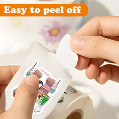 500pcs Book Stickers Roll Reading Stickers For Water Bottles