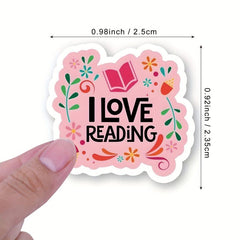 500pcs Book Stickers Roll Reading Stickers For Water Bottles
