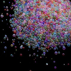 Mini Bubble Ball Beads & Resin Fillers for Nail Art