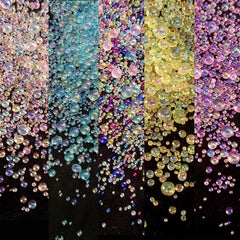 Mini Bubble Ball Beads & Resin Fillers for Nail Art
