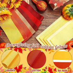 40pcs 6.48-49.99 Cm Fall Fabric Patchwork Roll Quilting Strips