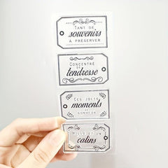 1pc Scrapbook Cartoon Silicone Transparent Stamp