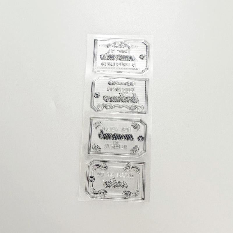 1pc Scrapbook Cartoon Silicone Transparent Stamp