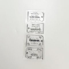 1pc Scrapbook Cartoon Silicone Transparent Stamp