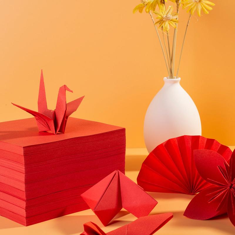 100pcs Children's Origami Colored Paper Toys