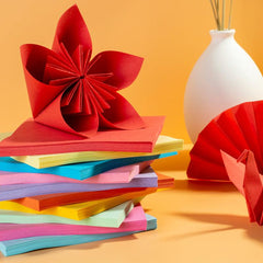 100pcs Children's Origami Colored Paper Toys