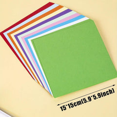 100pcs Children's Origami Colored Paper Toys