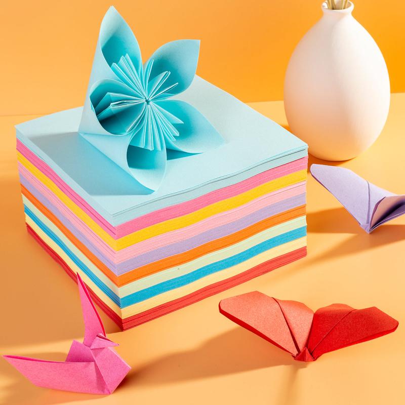 100pcs Children's Origami Colored Paper Toys