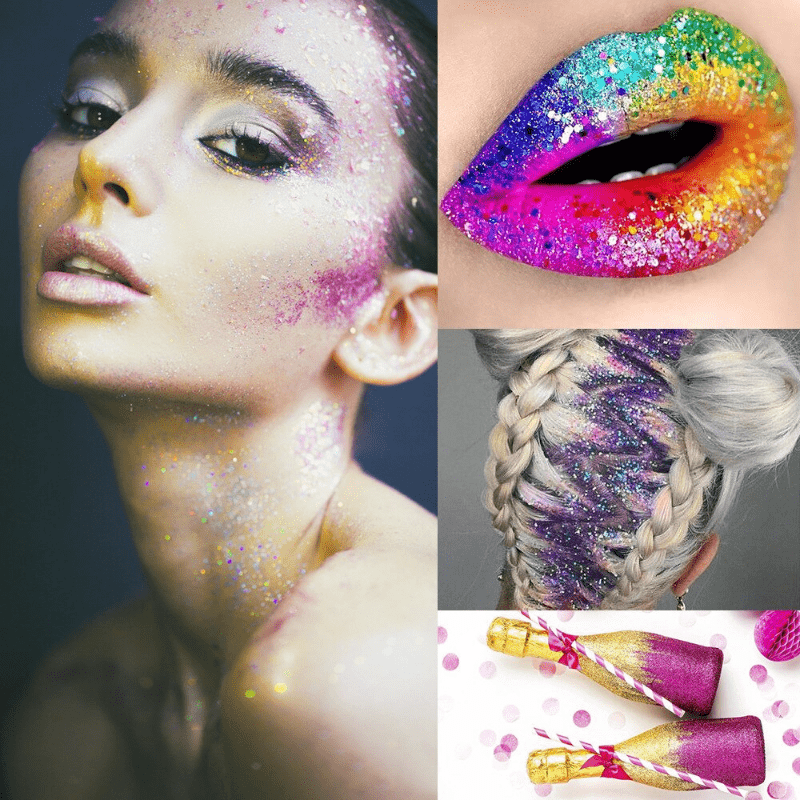 10g Glitter Powder Polygonal Sequins for DIY UV Nail Art