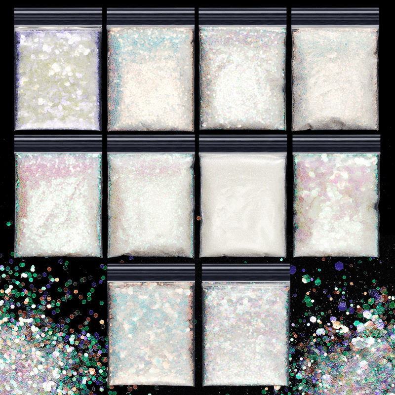 10g Glitter Powder Polygonal Sequins for DIY UV Nail Art