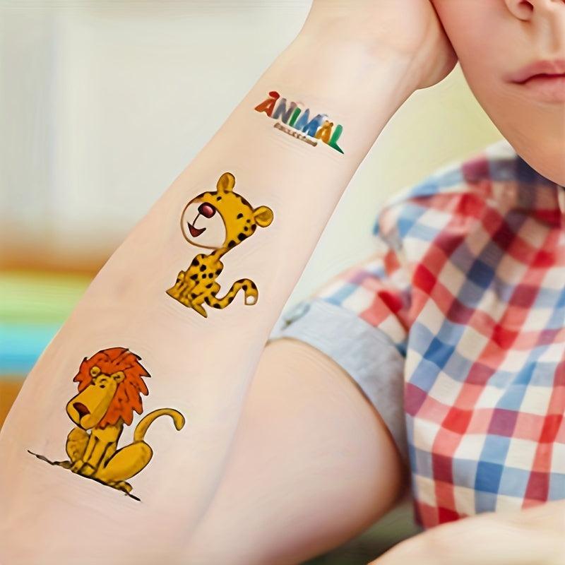 Animal Temporary Tattoo Stickers Pack of 10