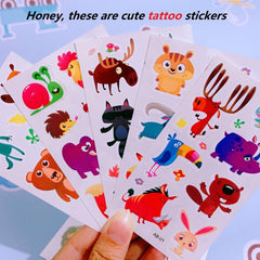 Animal Temporary Tattoo Stickers Pack of 10