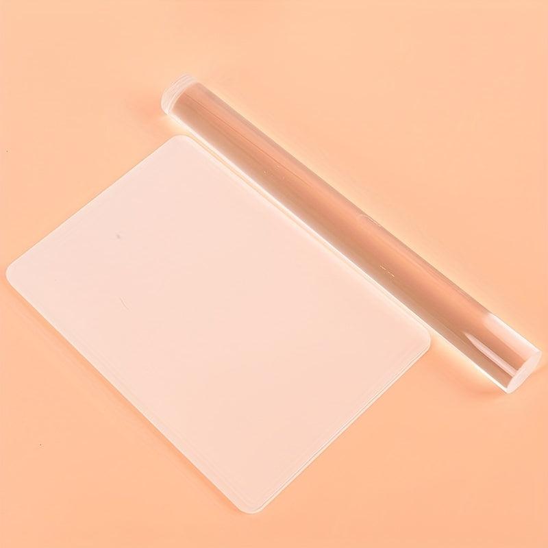 Solid Clay Rolling Pin Acrylic Clay Roller DIY Modelling Clay Tools