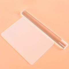 Solid Clay Rolling Pin Acrylic Clay Roller DIY Modelling Clay Tools