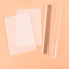 Solid Clay Rolling Pin Acrylic Clay Roller DIY Modelling Clay Tools