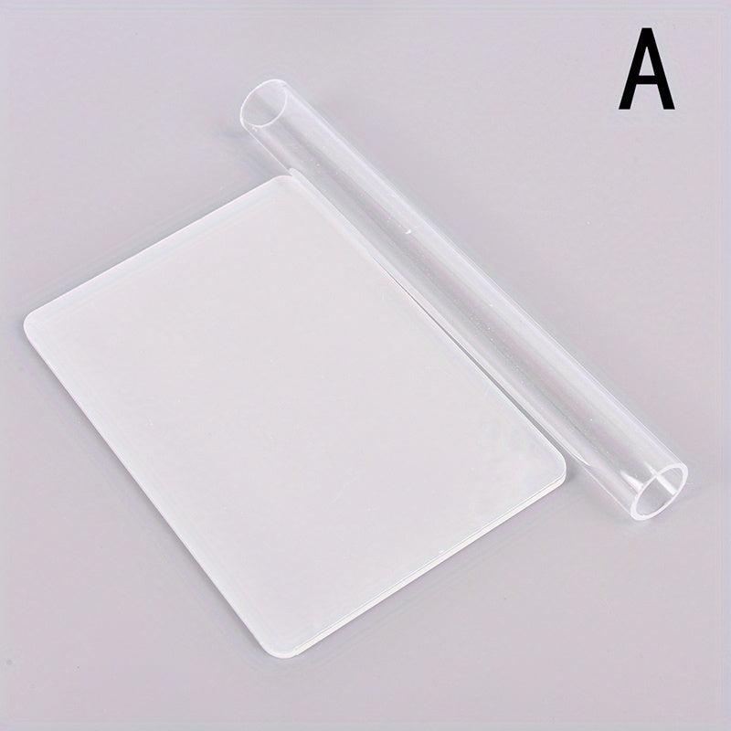 Solid Clay Rolling Pin Acrylic Clay Roller DIY Modelling Clay Tools
