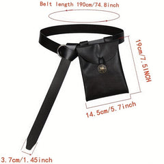 Medieval Knight Belt Renaissance Suede Pouch LARP Pirate Bag