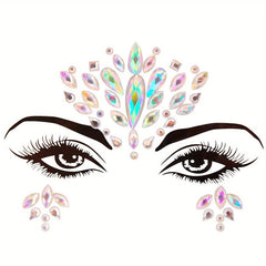 3D Crystal Tattoo Sticker Drill Stickers Masquerade Face Decoration