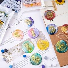 100pcs Wax Seal Stamp Small Bag for Embellishment Wedding Invitation