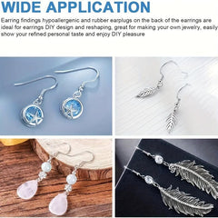 300-Piece Allergy Resistant Earring Hooks & Production Kit for Sensitive Ears