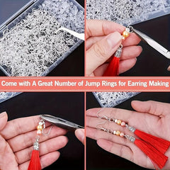 300-Piece Allergy Resistant Earring Hooks & Production Kit for Sensitive Ears