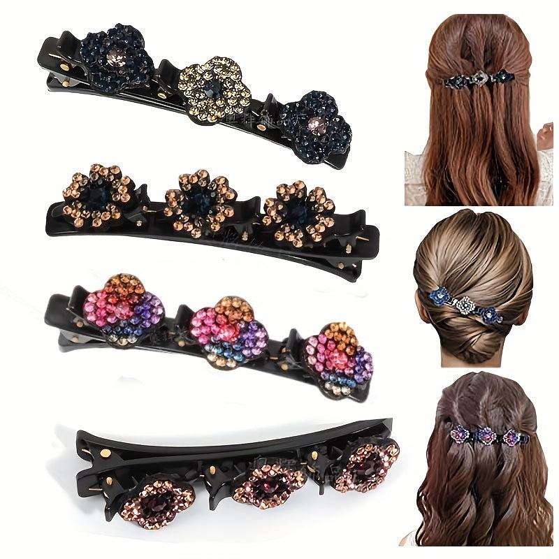 Flowers Hair Clips Decorative Hair Accessory For Women Girl Summer