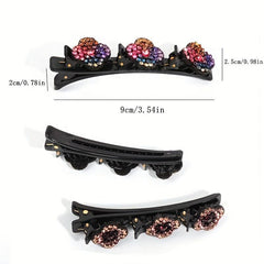 Flowers Hair Clips Decorative Hair Accessory For Women Girl Summer
