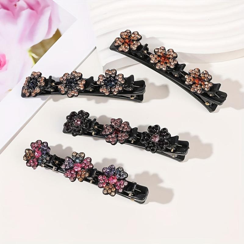Flowers Hair Clips Decorative Hair Accessory For Women Girl Summer