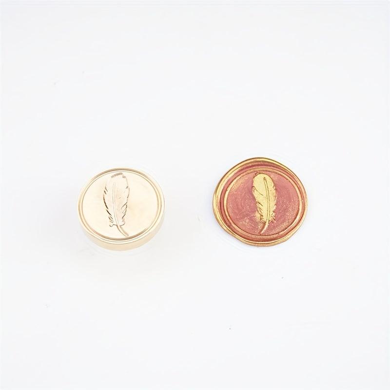 Wax Seal Stamp Brass Copper Head Embellishment Cards Wedding Invitation