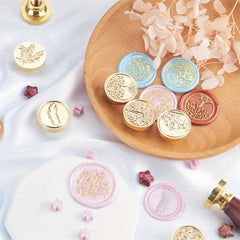Wax Seal Stamp Brass Copper Head Embellishment Cards Wedding Invitation