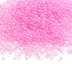 Luminous Bubble Beads Illusion Glass Round Beads DIY Nail Art Decorations