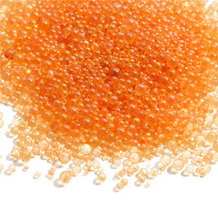 Luminous Bubble Beads Illusion Glass Round Beads DIY Nail Art Decorations