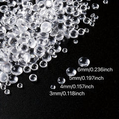 960pcs Round Dewdrop Resin Beads for DIY Crafts