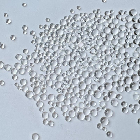 960pcs Round Dewdrop Resin Beads for DIY Crafts