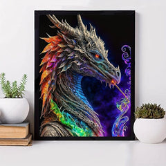 5D Diamond Painting Kit Animal Magic Dragon Gift Gem Art