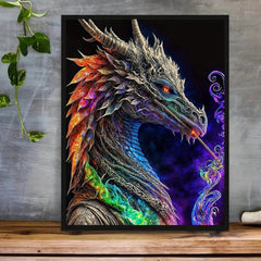 5D Diamond Painting Kit Animal Magic Dragon Gift Gem Art