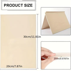 10pcs Unfinished Wooden Planks for DIY Arts & Crafts, School Projects