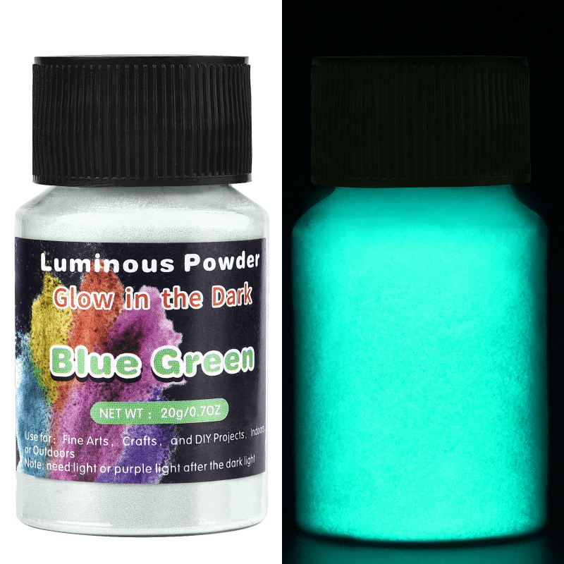 30g 20g Glow in the Dark Powder Long Lasting Bright Luminous for Jewelry Making