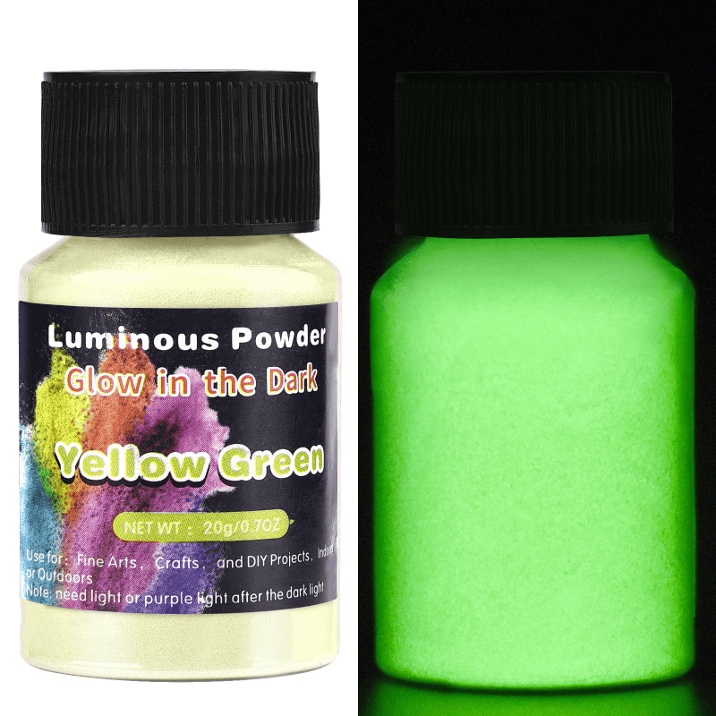 30g 20g Glow in the Dark Powder Long Lasting Bright Luminous for Jewelry Making