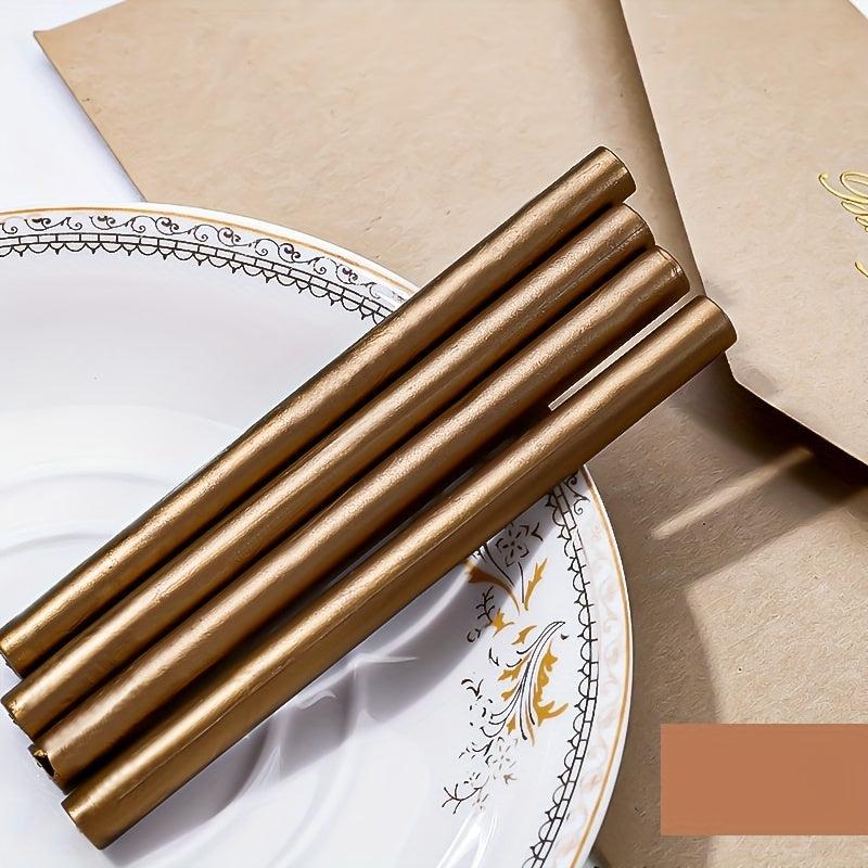 10pcs Wax Seal Stamp Small Wax Sticks for Cards Envelope Wedding Invitation