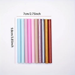 10pcs Wax Seal Stamp Small Wax Sticks for Cards Envelope Wedding Invitation