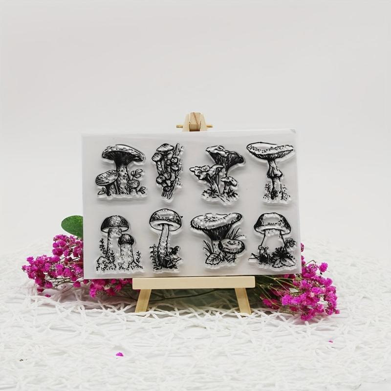 1pc Mushroom DIY Cartoon Stamp