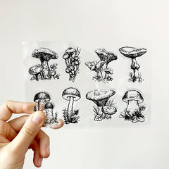 1pc Mushroom DIY Cartoon Stamp
